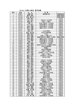 小学生男子の部