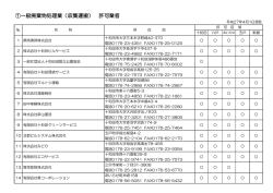 一般廃棄物処理業許可業者一覧【PDF】