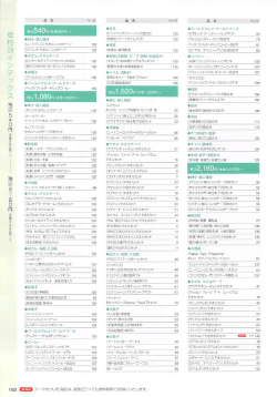 価格別インデックス 162～168p