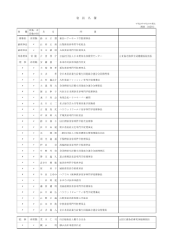 役 員 名 簿 - 日本理容美容教育センター