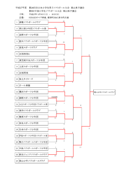 県予選会 - 岡山県ソフトボール協会