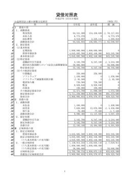 貸借対照表（PDFファイル 95KB）