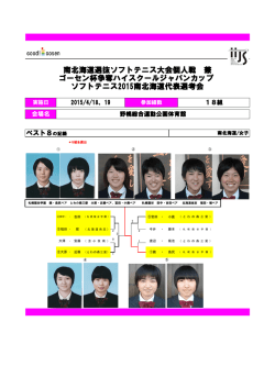 札幌龍谷学園 鏡・島尻ペア 田中・吉田ペア とわの森三愛 大原