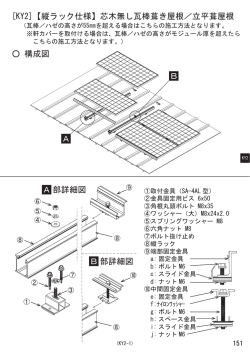 芯木無瓦棒／立平葺屋根