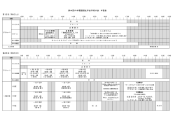 第28回日本看護福祉学会学術大会 日程表