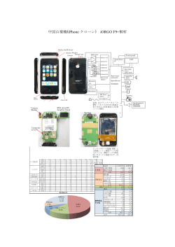 中国山寨機(iPhone クローン) iORGO F9+解析