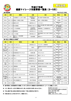 若松区 - 北九州市社会福祉協議会