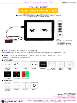 HE-60 スマートシステムチャート