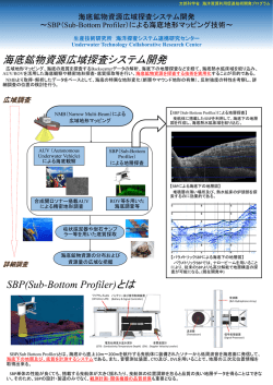 による海底地形マッピング技術 - 東京大学 生産技術研究所 海洋探査