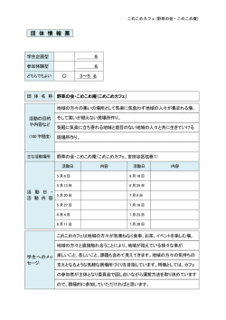 野草の会・こめこめ庵（こめこめカフェ）