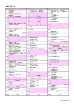 年間行事計画 - 塩竈市立月見ヶ丘小学校