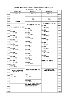 試合終了後 表彰式 第20回 東北チャンピオンズカップ チャンピオンズ