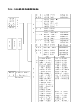 平成26年度 上越美術教育連盟運営推進組織（PDF）