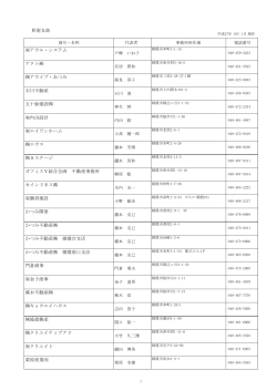 県南支部 アウル・システム アクト   アライブ・あつみ 石川不動産 五十鈴