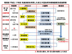 補助事業実施フロー（PDF）