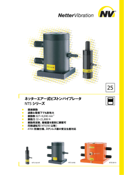 ネッターエアー式ピストンバイブレータ NTS シリーズ