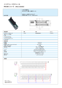 PM-BM シリーズ（MIL-C-83503） インタフェースモジュール