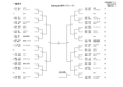 一般男子 1setmuch(12Pタイブレーク）
