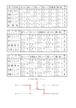 試合結果（PDF - Hi-HO