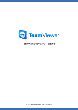TeamViewer セキュリティ保護方針