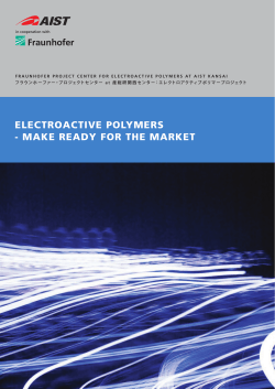 ElEctroactivE polymErs - makE rEady for thE markEt