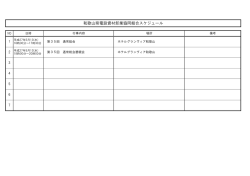 和歌山県電設資材卸業協同組合スケジュール