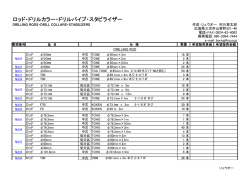 ロッド・ドリルカラー・ドリルパイプ・スタビライザー