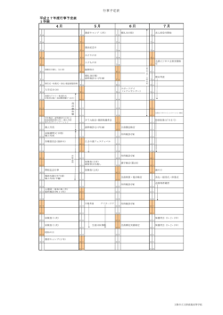 H27/04/09 年間行事
