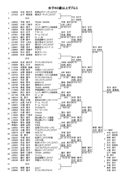 女子60歳以上ダブルス