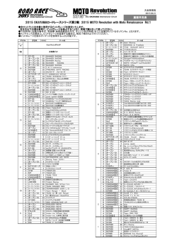 2015 OKAYAMAロードレースシリーズ第2戦 2015 MOTO Revolution