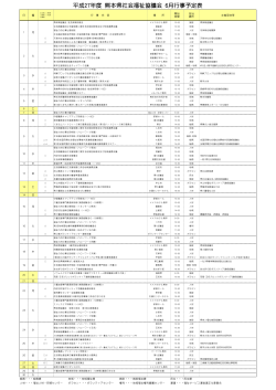 平成27年 6月行事予定表