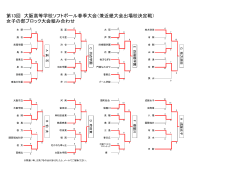 ブロック大会 - 大阪高体連ソフトボール専門部