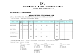INDONESIA ECL Schedule 10