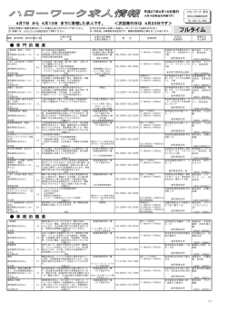 フルタイム求人（PDF）
