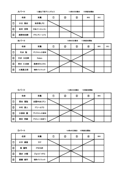 組み合わせ（PDFが開きます） - 福岡パシフィックテニスアカデミー