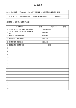 5月13日 入札 (PDFファイル/66キロバイト)
