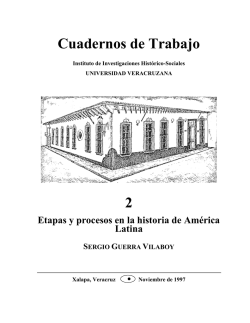 Etapas y procesos en la historia de Am&eacute;rica Latina
