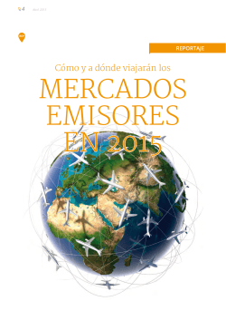 MERCADOS EMISORES EN 2015