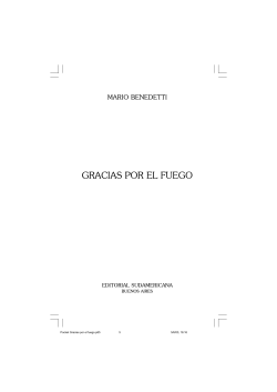 Gracias por el fuego