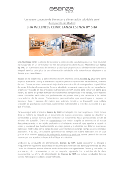 SHA WELLNESS CLINIC LANZA ESENZA BY SHA