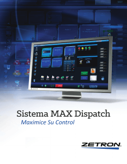 Sistema MAX Dispatch
