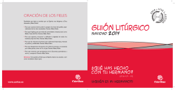 Gui&oacute;n Lit&uacute;rgico - C&aacute;ritas Diocesana de Sevilla