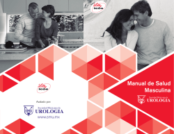 Manual de Salud Masculina - Sociedad Mexicana de Urologia