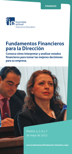 IE Fundamentos Financieros
