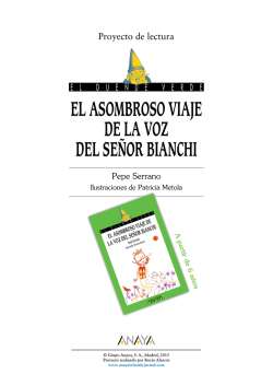Proyecto de Lectura - Anaya Infantil y Juvenil