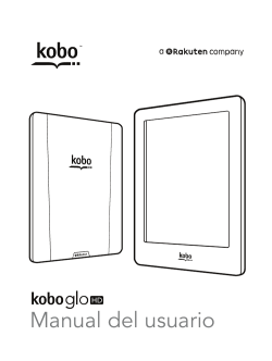 Guía del usuario de Kobo Glo HD