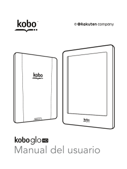 Gu&iacute;a del usuario de Kobo Glo HD