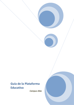 Gu&iacute;a Plataforma Educativa