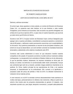 Discurso 2015 - Empresas Copec