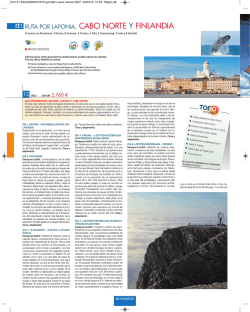 ee1 ruta por laponia, cabo norte y finlandia